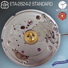 MOVEMENT AUTOMATIC ETA 2824-2, STANDARD, No DATE and gear picture