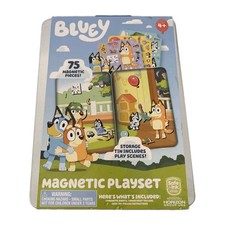 Bluey Magnetic Playset Kids Activity Puzzle Ages 4 Educational Toy Damaged Box picture