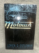 Flat SIGNED & Dated First Edition 1st Print Motown Loren D. Estleman HC/DJ picture