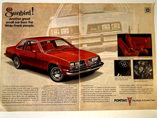 1976 Pontiac Sunbird Print Ad Another Great Small Car From The Wide Track People picture