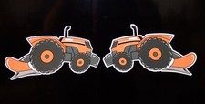 LEFT & RIGHT Set of 2 KUBOTA Stickers/Decals Original Artwork “Tractor Swag Seri picture
