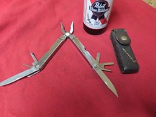 Vtg Leatherman PST Multi Tool,Pre-1992,Case,file,Longnose,USA~GD+🤠LM3.26.26R picture