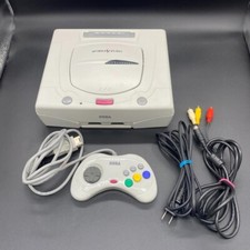 Sega Saturn White Console HST-3220 Tested Works Japanese NTSC-J Retro Game Syste picture