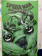 spider-man shadow of the green goblin 1 Original Sketch Cover Variant picture