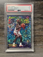 Topps 1997-98 Season's Best Shooting Stars Michael Jordan #6 Bulls PSA 5 picture