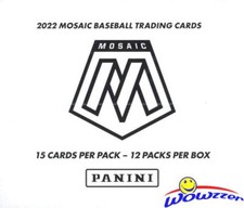 2022 Panini Mosaic BASEBALL EXCLUSIVE MASSIVE JUMBO FAT CELLO Box-180 Cards picture