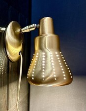 Vintage 50s 60s Mid Century Retro Atomic Plug-In Wall Sconce Accent Light Lamp picture