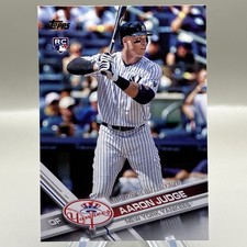 2017 Aaron Judge Topps Update Series Rookie Debut #US99 Batting Rookie Card RC picture