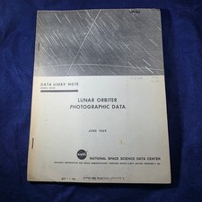 1969 NASA Lunar Orbiter Photographic Data NSSDC 69-05 Apollo Moon Foldout Maps picture