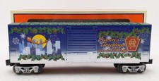 Lionel 6-29306 O Gauge PRR Lighted Holiday Hi-Cube Boxcar LN/Box picture