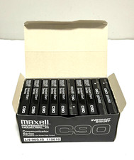 10 Pcs Maxell Professional Industrial Communicator Series C90 Cassettes picture