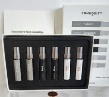 6pc COMMODITY Fragrances BEST DRESSED Travel Spray*ORIGINAL FORMULA* Sealed BOOK picture