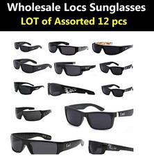 WHOLESALE BULK LOT of LOCS SUNGLASSES 12pc BEST SELLERS  IN THE USA picture