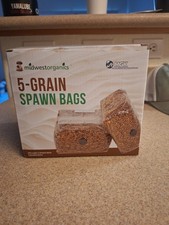 Premium 5-Grain Mushroom Spawn Bags | Sterilized Grain Bags | Injection Ports picture
