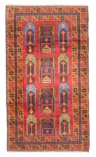 Traditional Vintage Hand-Knotted Area Rug 3'5
