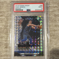 Panini 2018-19 Prizm Mosaic Luka Dončić #68 (RC) Mavericks PSA 9 INVEST BEAUTY picture
