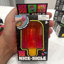 Nee Doh Nice-Sicle Squeeze Toy Super Solid Squish Multicolor Gel picture