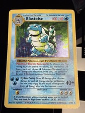 Blastoise 002/102 Base Set (Shadowless) Holo picture