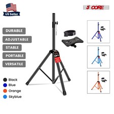 5Core Speaker Stand Tripod Heavy Duty Adjustable 48