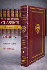 Harvard Classics, Millennium ed, Vol 49 , Moroccan leather, Epic and Saga - RARE picture