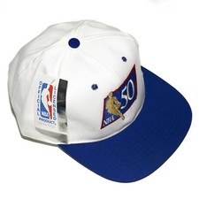 The NBA at 50 White Commemorative Official Hardwood Classic Hat Snapback Cap New picture