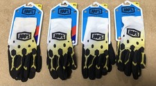 FOUR Pairs Of 100%  Brand  Celium Gloves Adult XL New ATV MX Dirt bike Legacy picture
