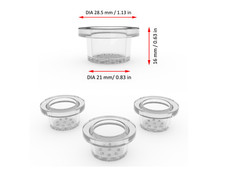 3pc - Replacement Borosilicate Glass Bowl silicone & wood pipes screens MAZE-X picture