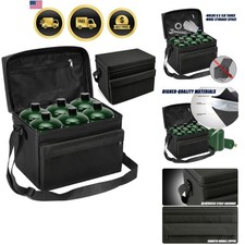Upgraded 1LB Propane Tank Storage Bag Holds 6 Pcs Gas Tank 16 OZ, Portable Re... picture