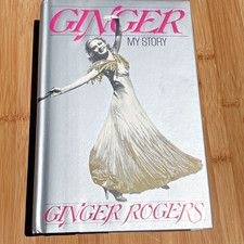 Ginger My Story Ginger Rogers 1991 1st Edition HC DJ Hollywood Memoir Vintage picture