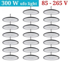 20Pcs 300W UFO Led High Bay Light Industrial Garage Gym Commercial Light Fixture picture