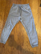 H&M Basic Men’s Joggers Size Medium Gray  Tapered Sweatpant picture