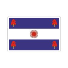 Flag of Argentina 1840 (Argentina) STICKER Vinyl Kiss-Cut Decal picture