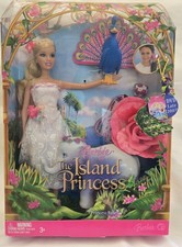 2007 Mattel Island Princess White Dress Barbie Princess Rosella L8525 NIB RARE picture