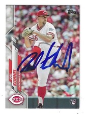 Autographed Signed JOEL KUHNEL Cincinnati Reds 2020 Topps Card #U-281 w/ COA picture