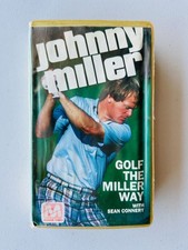 Vtg Johnny Miller Golf VHS Tape 1986 Instruction w/ Sean Connery picture