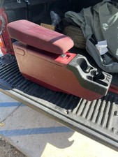1989-2011 OEM Ford Ranger and Explorer Center Console Armrest Storage Red picture
