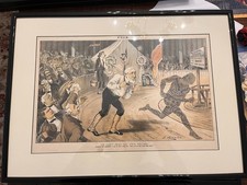 Original Puck Magazine Framed Prints for political or history fans Keppler etc picture