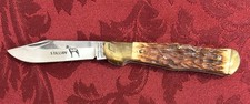 Vintage Parker Frost Stallion Stag Pocket Knife NOS picture