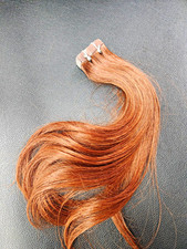 Auburn Straight 100%  Human Hair Tape-ins Extension 14in  Women picture