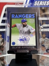 2021 Topps - 1986 Topps Baseball Autographs Elvis Andrus #86A-EA (AU) picture