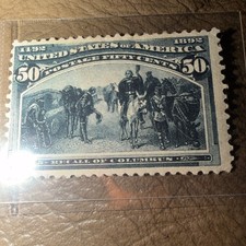 MATT'S STAMPS US SCOTT #240 50-CENT COLUMBIAN ISSUE OF 1893, MNH CV$1400 picture