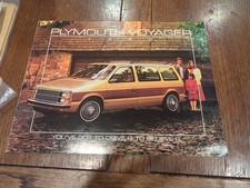 NOS Original 1985 Plymouth Voyager Sales Brochure picture