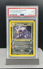 2001 HOUNDOOM HOLO NEO DISCOVERY PSA 9 MINT #4/75 POKEMON TCG WOTC picture