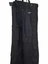 Patagonia Black Full Side Zip Ski Snow Pants Suspender Winter Women's 6 Regular picture