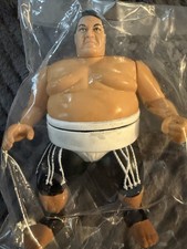 RARE WWF Hasbro Yokozuna Wrestling Figure Green Card Series 11  1994 picture