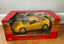 BURAGO 1/18 - COD.3368 FERRARI 360 MODENA 1999 - YELLOW Made In Italy picture