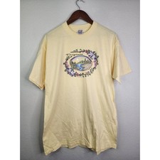 Vintage Virginia Shirt Jerzees VA Nature Yellow Flower Graphic 90s Tee Large picture