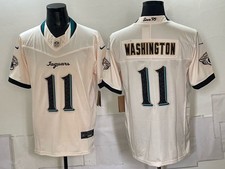 Men's Jaguars #11 Parker Washington Best Seller Jersey All Stitched Cream picture