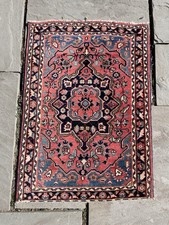 Beautiful Antique Oriental Rug 24”x30” Ferahan Serapi Tribal Rug Heriz picture