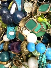 132 Pc Curated ALL VINTAGE Jewelry Lot 1950s - 1980s V3 picture